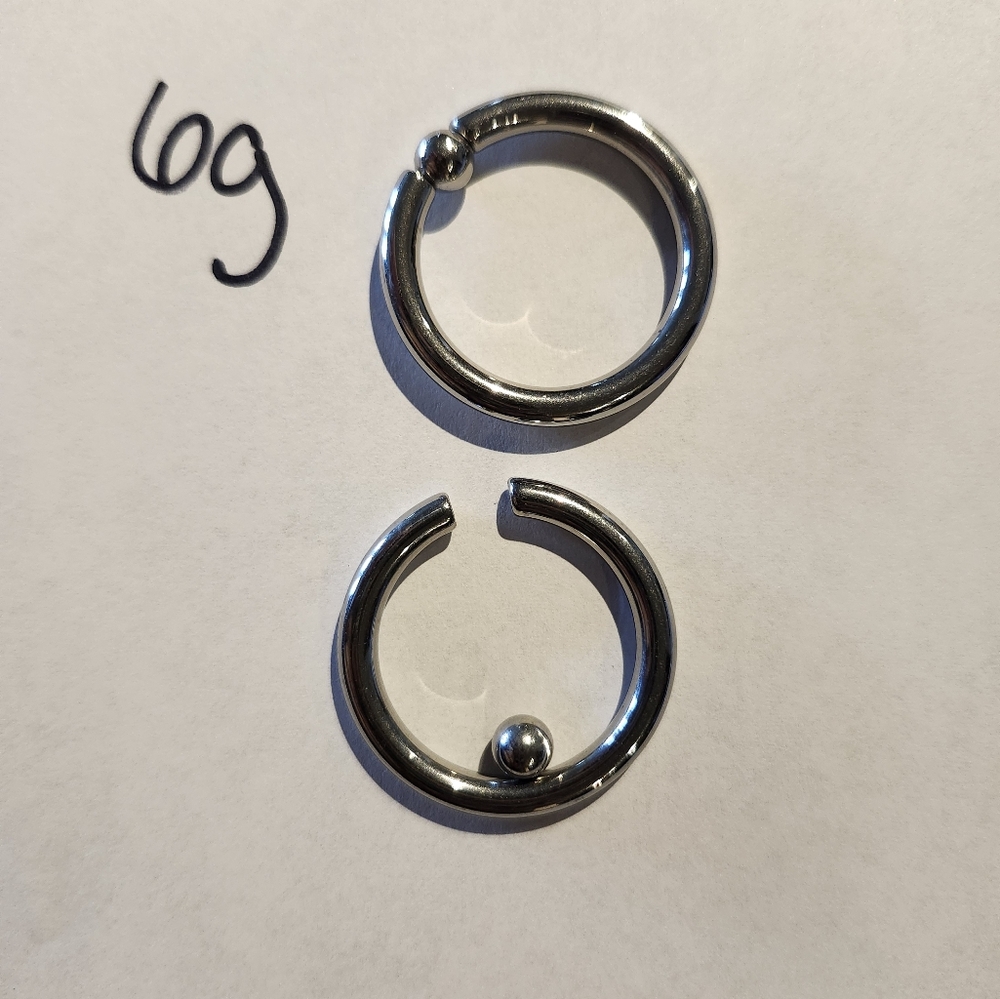 Silver Circular Hangers, 6g